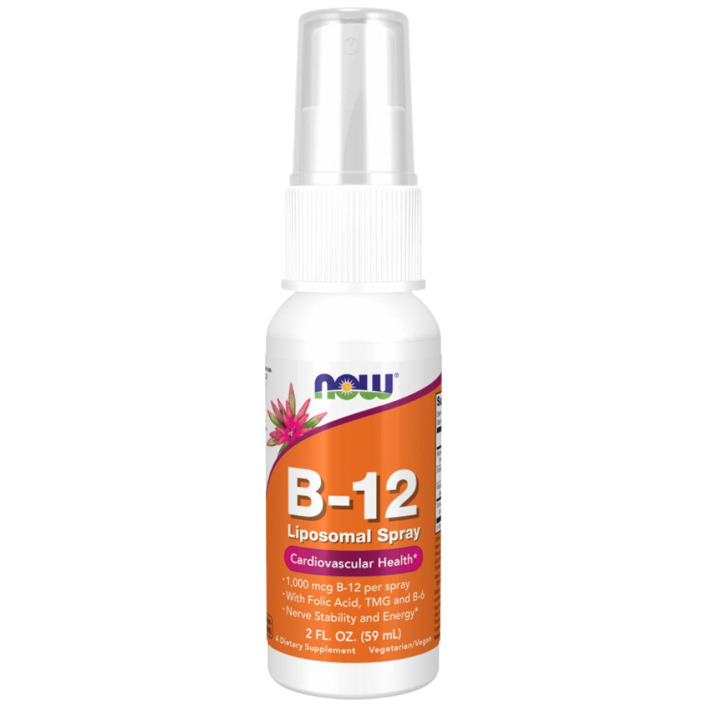 NOW Foods Vitamin B-12 Liposomal Spray - Липозомен спрей с Витамин Б12