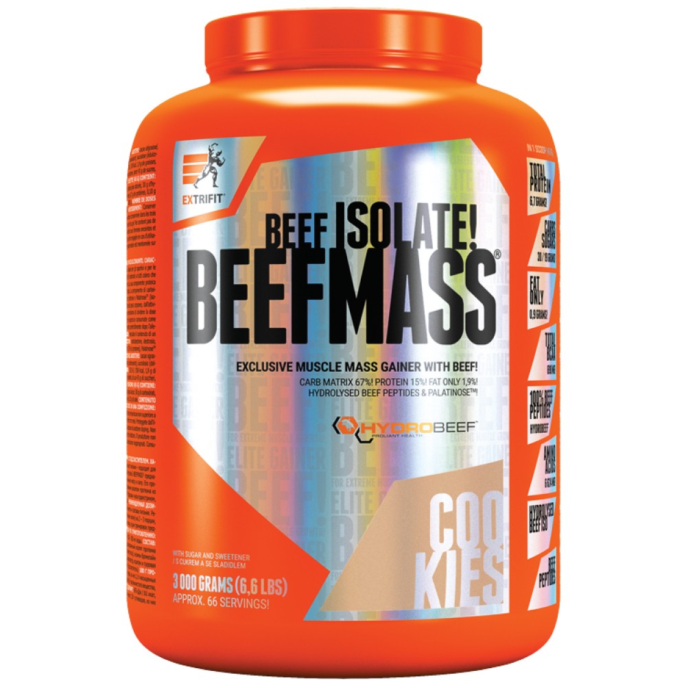 Extrifit Sports Nutrition BeefMass - Телешки протеинов гейнър