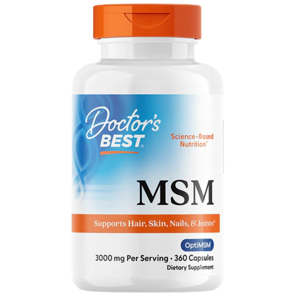 Doctor's Best BEST MSM 1000 mg With OptiMSM - MSM 1000 mg OptiMSM за стави