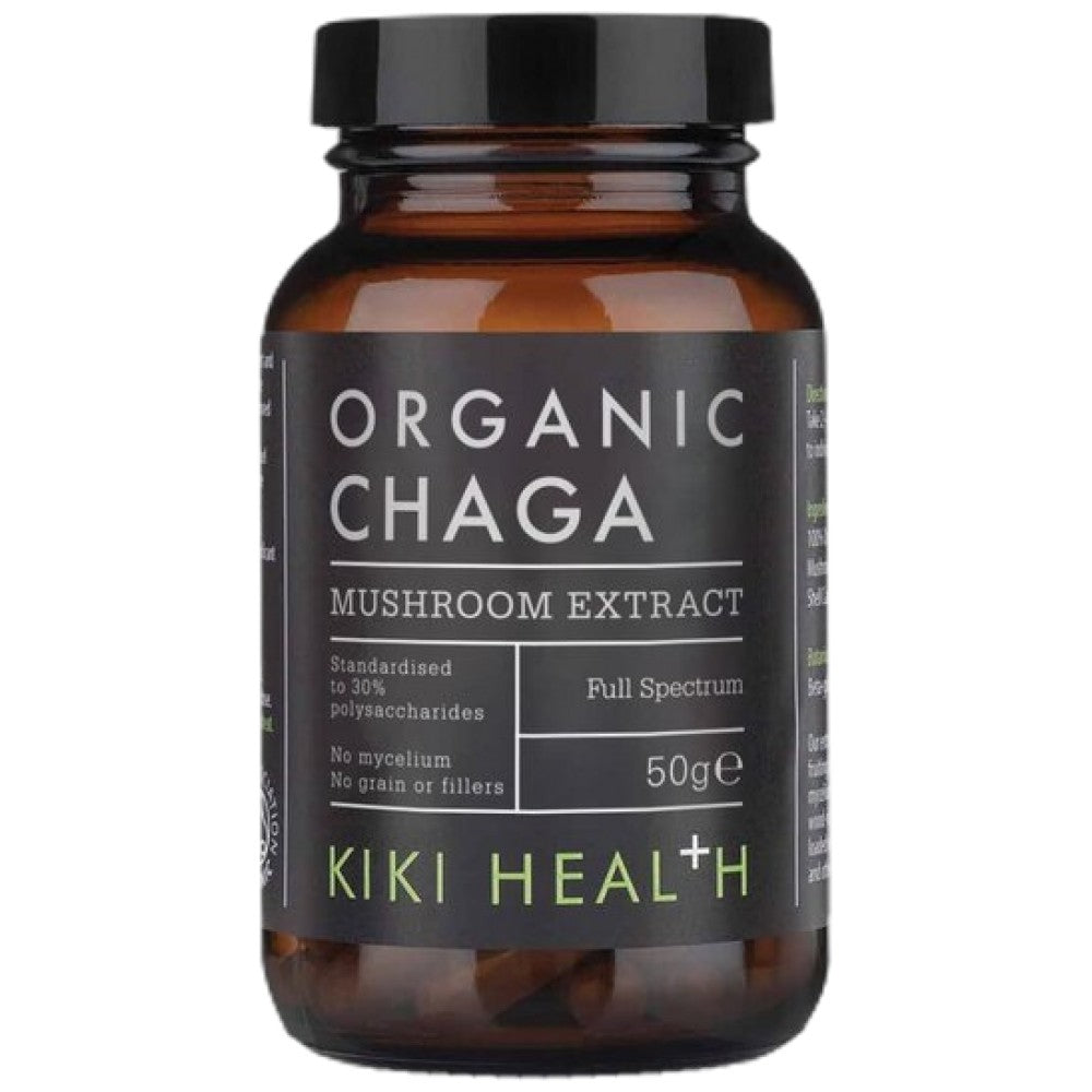KIKI Health Chaga Extract Organic Powder - Био гъба чага на прах