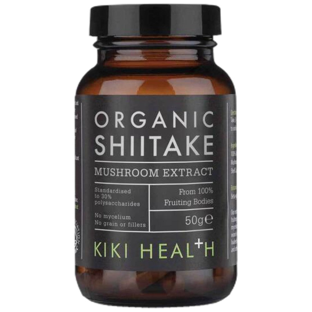 KIKI Health Shiitake Extract Powder Organic - Био гъба шийтаке на прах
