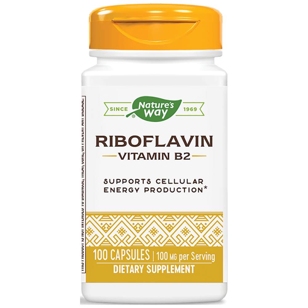 Nature’s Way Vitamin B2 100 mg Riboflavin - Витамин Б2 100 mg (Рибофлавин)