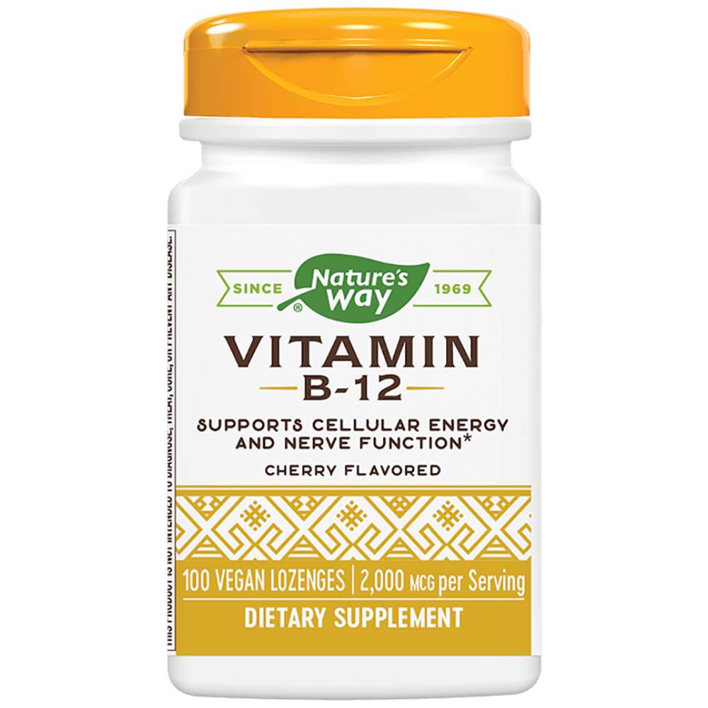 Nature's Way Vitamin B-12 2000 mcg - Витамин Б12 2000 mcg