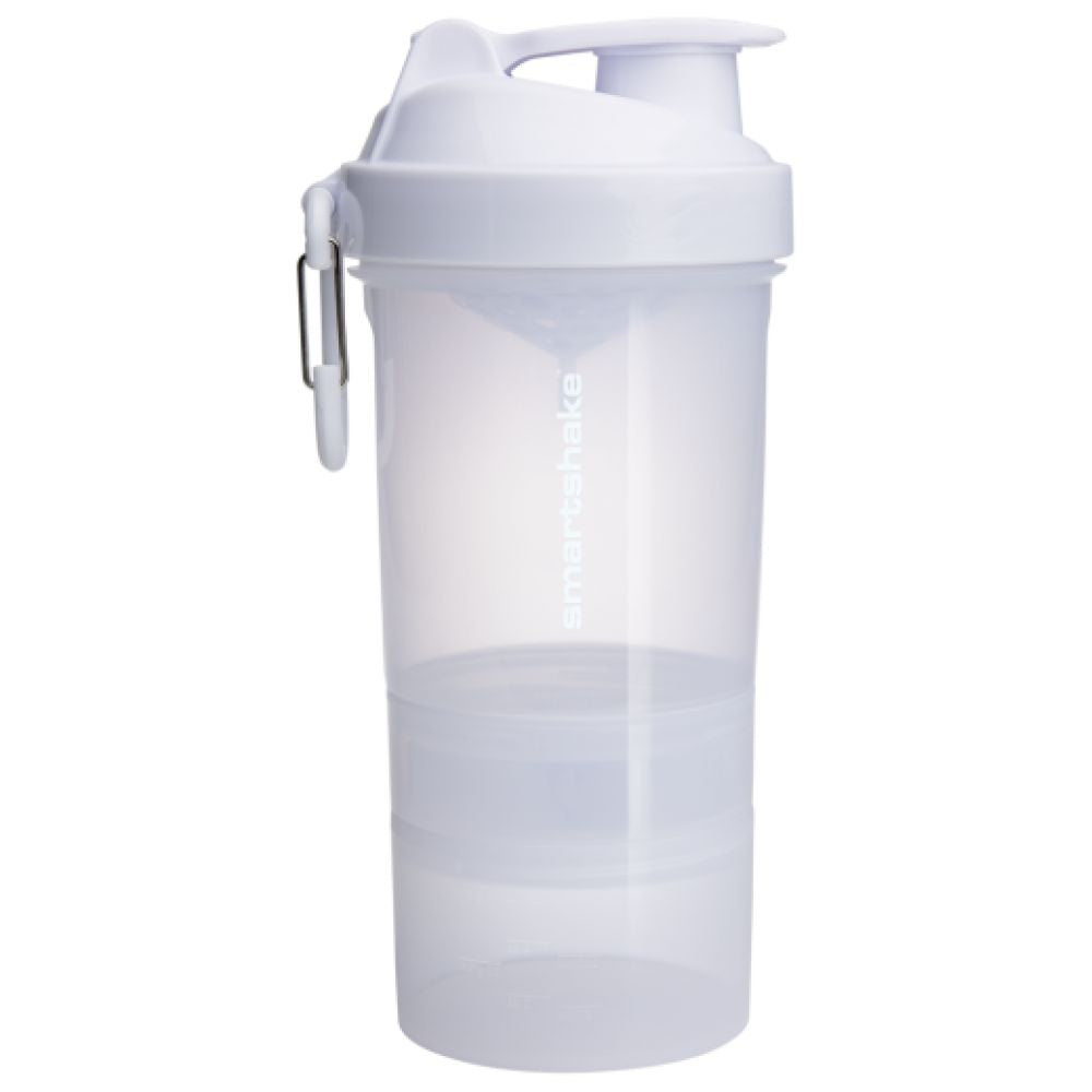 SmartShake 2Go Smart Shaker Pure White - Шейкър с отделения (бял)