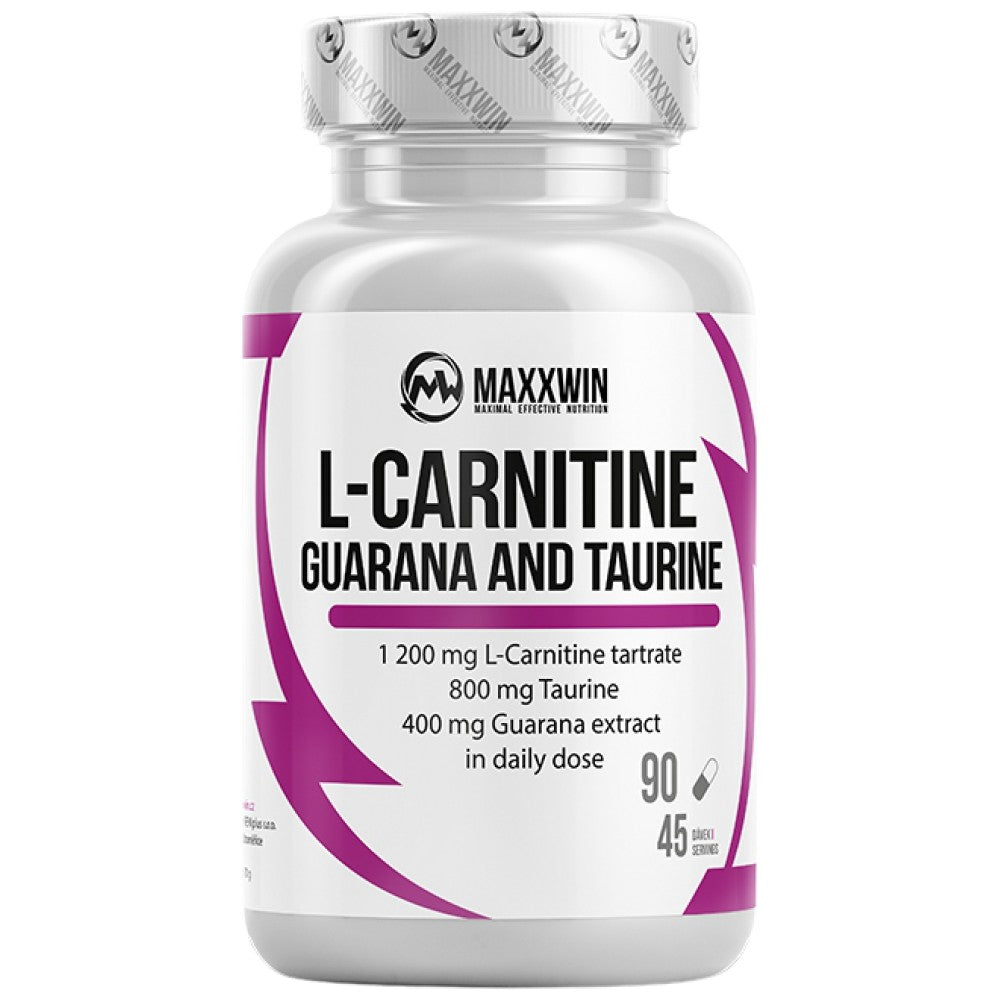 MAXXWIN L-Carnitine + Guarana + Taurine - L-Карнитин с гуарана и таурин