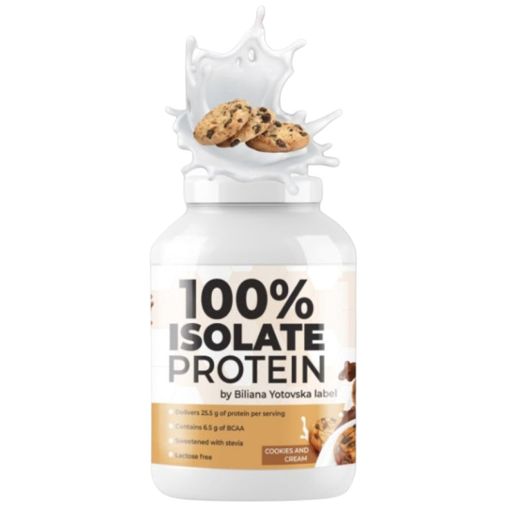Biliana Yotovska 100% Isolate Protein with Added Stevia - Суроватъчен протеин изолат