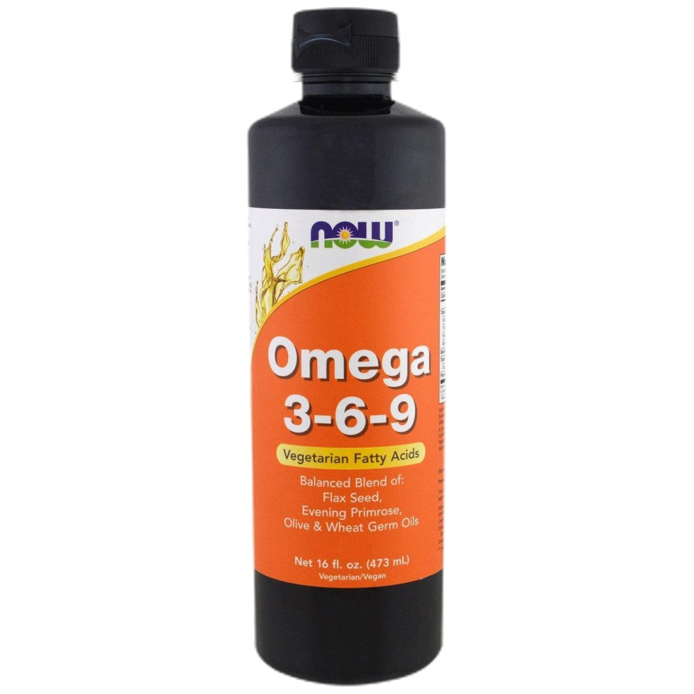 NOW Foods Omega 3-6-9 Liquid - Течно Омега 3-6-9