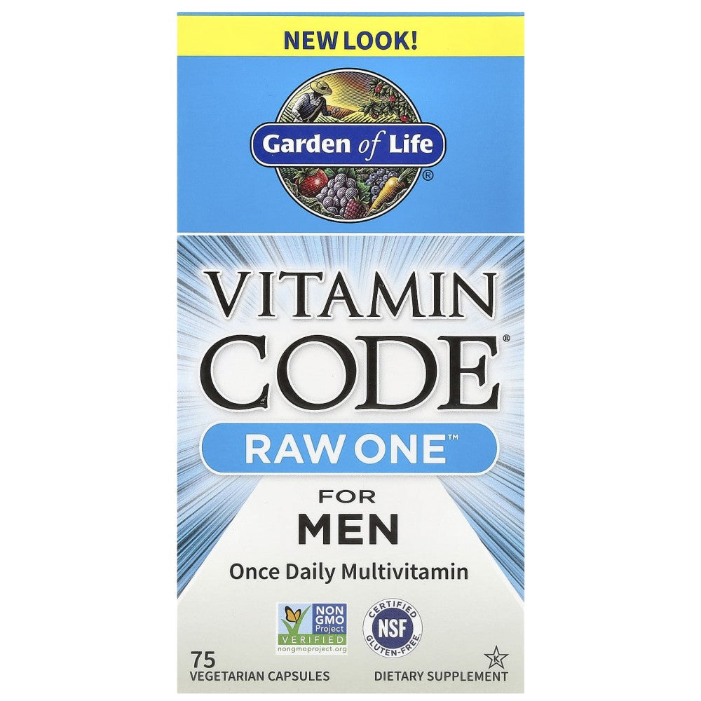 Garden Of Life RAW One for Men - Мултивитамини за мъже (1 на ден)