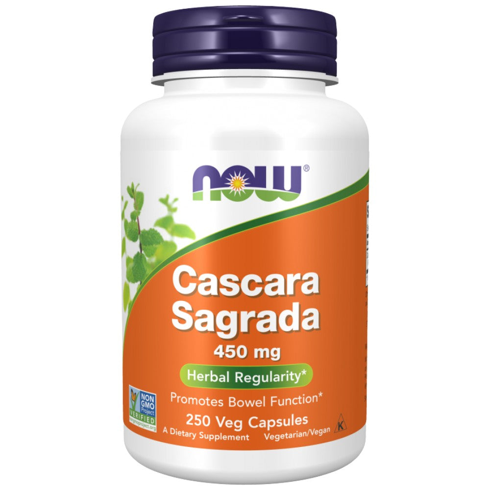 NOW Foods Cascara Sagrada 450 mg - Каскара саграда 450 mg