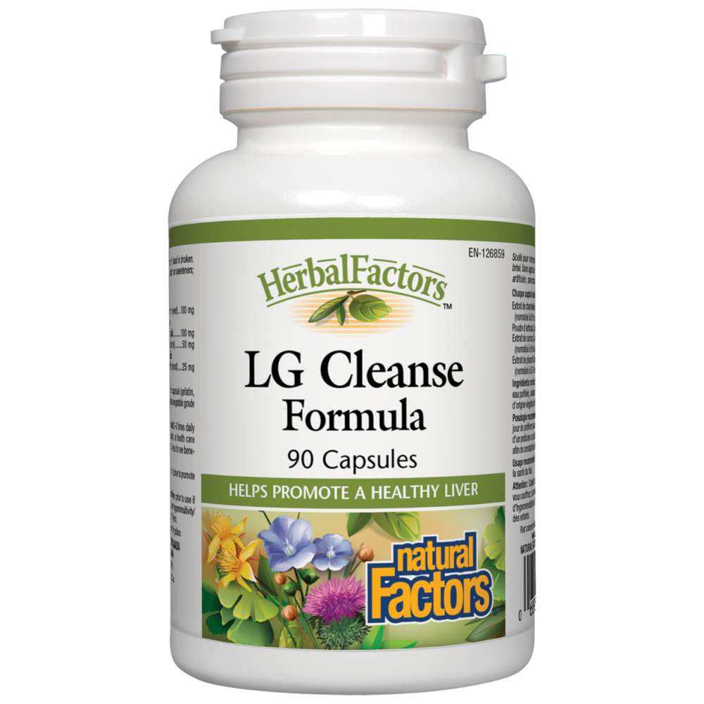 Natural Factors LG Cleanse Formula 325 mg - Формула за чернодробен детокс