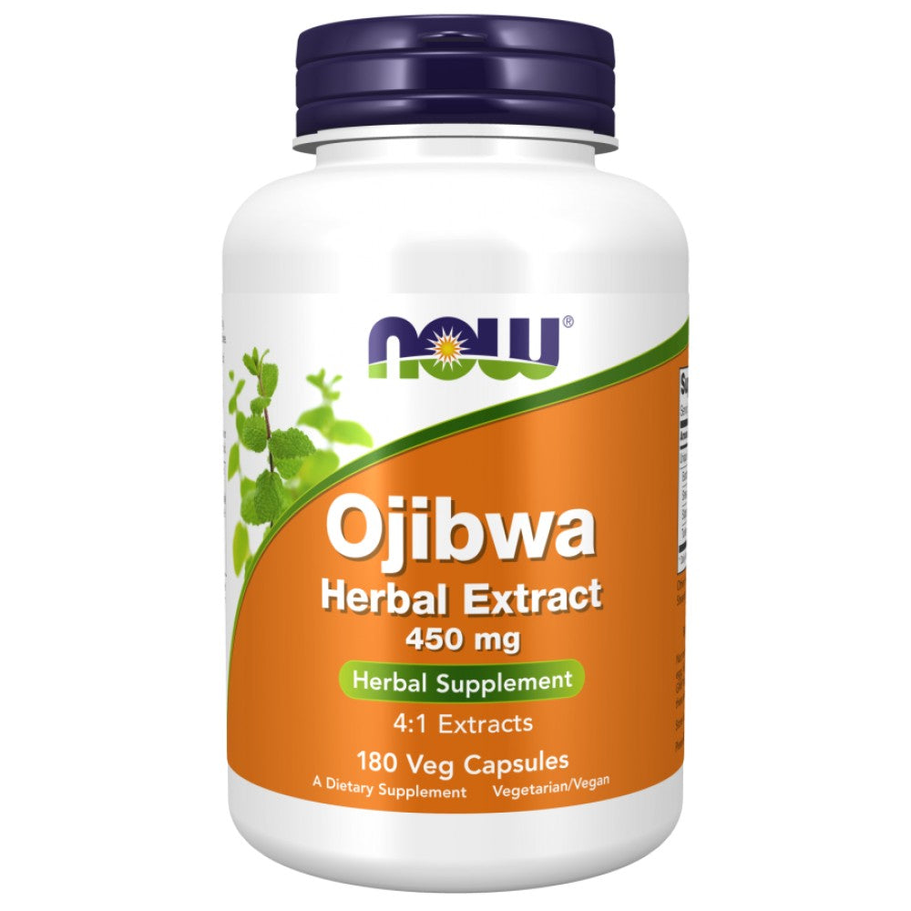 NOW Foods Ojibwa Herbal Extract 450 mg - Билков комплекс Оджибуа 450 mg
