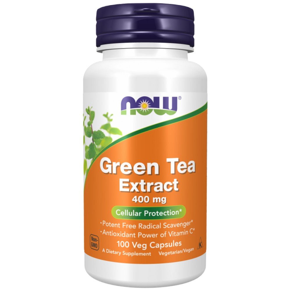 NOW Foods Green Tea Extract 400 mg - Зелен чай екстракт 400 mg