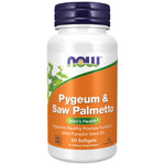 NOW Foods Pygeum & Saw Palmetto Healthy Prostate - Пигеум и сао палмето за простата