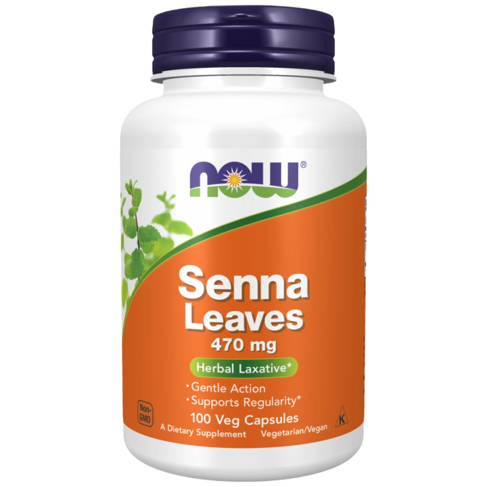 NOW Foods Senna Leaves 470 mg - Сена лист 470 mg