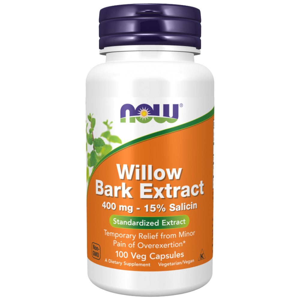 NOW Foods Willow Bark Extract 400 mg - Кора от върба екстракт 400 mg