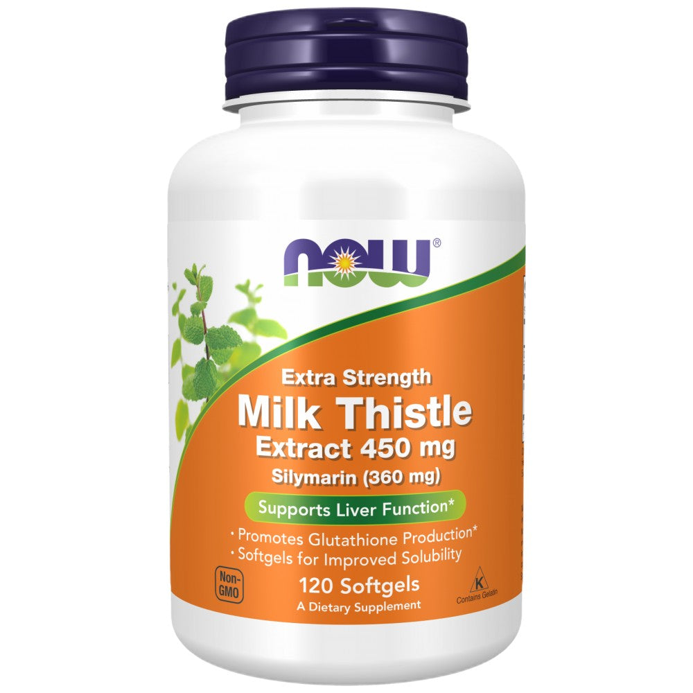 NOW Foods Silymarin Milk Thistle Extract 450 mg - Бял трън силимарин 450 mg