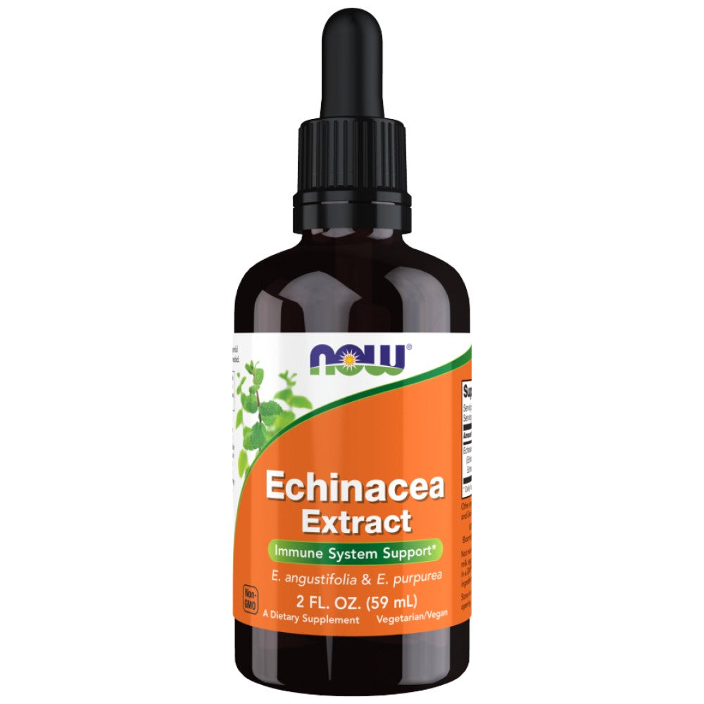 NOW Foods Echinacea Liquid Extract - Течен екстракт от ехинацея