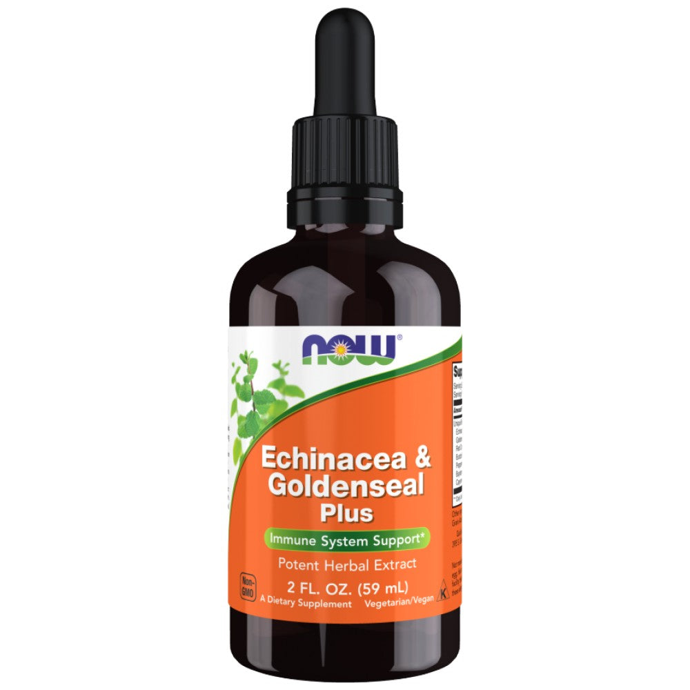 NOW Foods Echinacea & Goldenseal Plus - Ехинацея с жълт корен