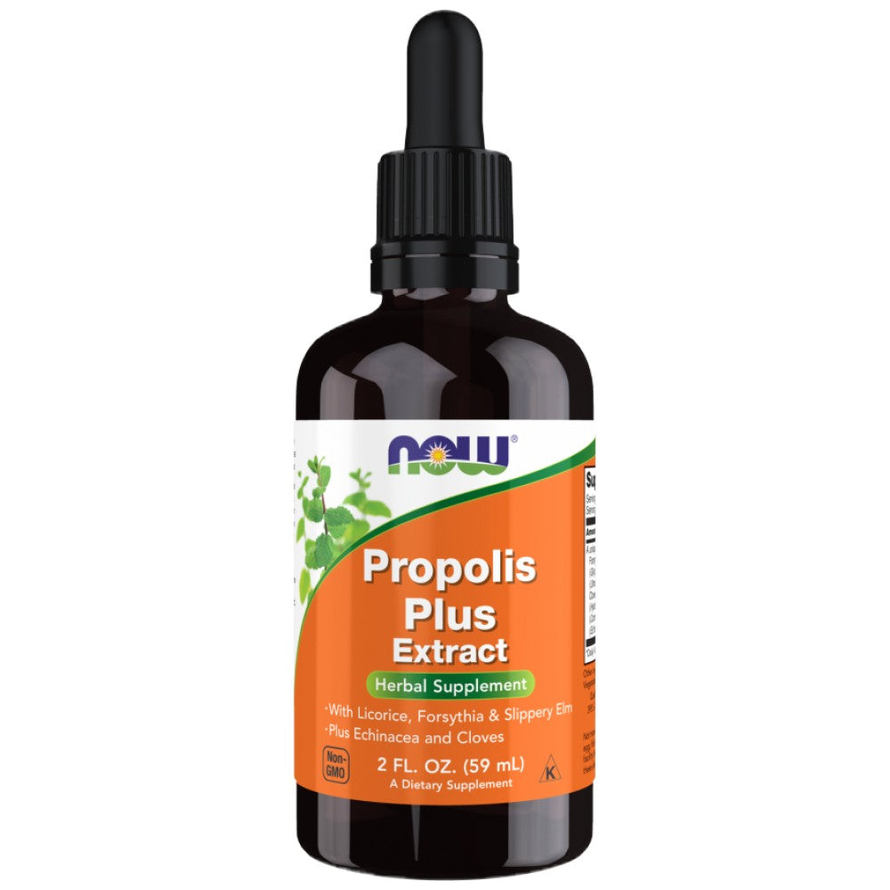 NOW Foods Propolis Plus Extract Liquid - Течен прополис екстракт