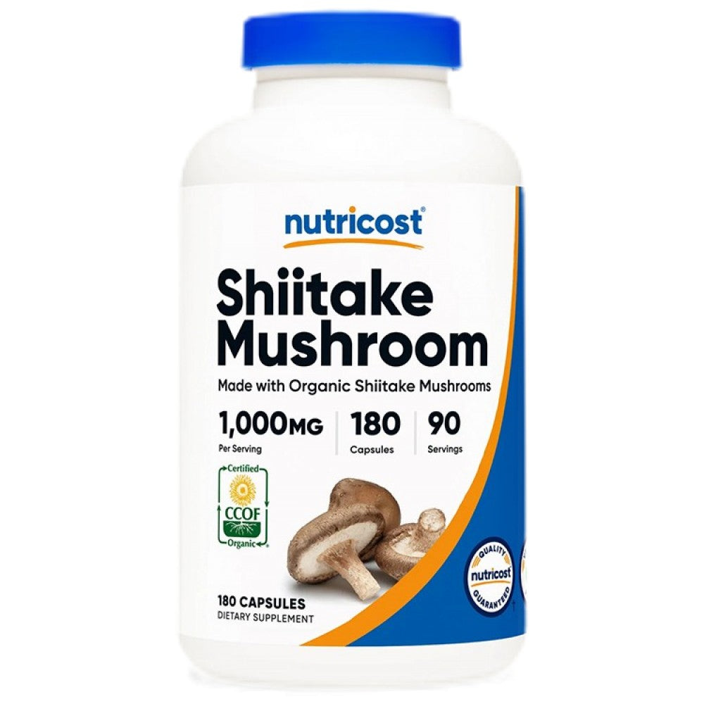 Nutricost Shiitake Mushroom 1000 mg - Гъба шийтаке 1000 mg
