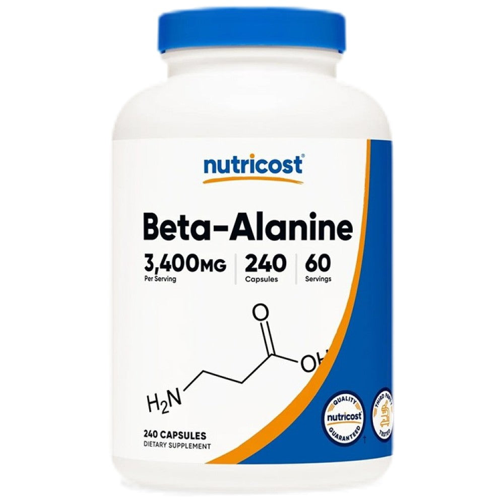 Nutricost Beta-Alanine 3400 mg - Бета-аланин 3400 mg