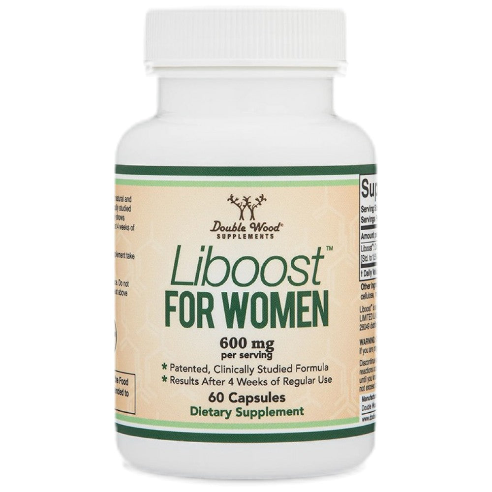 Double Wood Supplements Liboost with Damiana 600 mg - Дамяна за либидо 600 mg