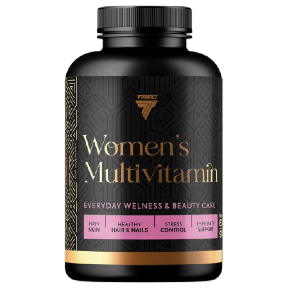 Trec Nutrition Women's Multivitamin with Fish Collagen, Hyaluronic Acid, CoQ10, L-Carnitine, CLA & Green Tea - Мултивитамини за жени с колаген