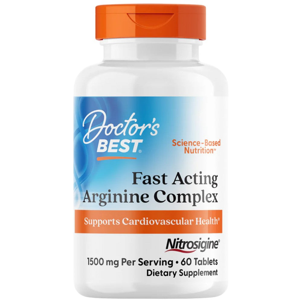 Doctor's Best Fast Acting Arginine Complex with Nitrosigine 750 mg - Аргинин с Nitrosigine