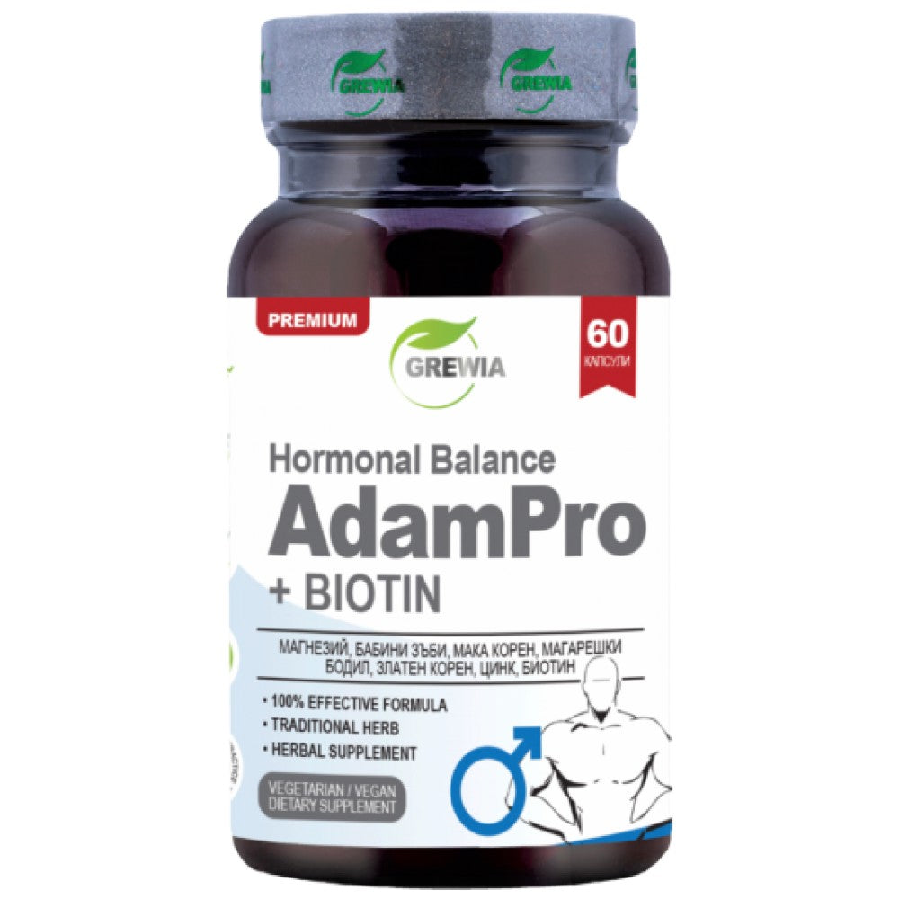 Grewia AdamPro + Biotin - Формула за мъжко здраве