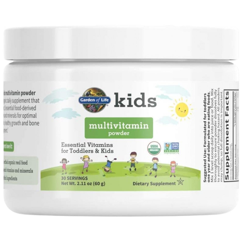 Garden Of Life Kids Multivitamin Powder - Детски мултивитамини на прах