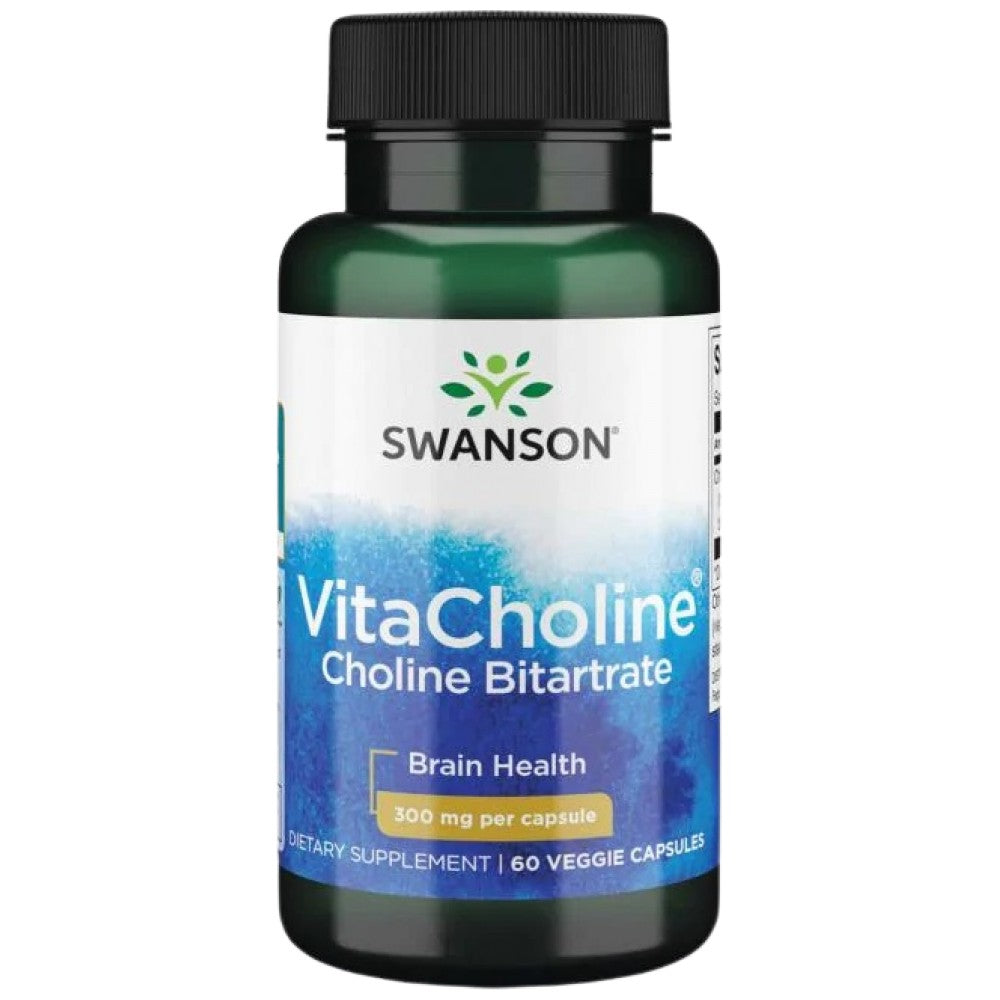 SWANSON VitaCholine Choline Bitartrate 300 mg - Холин 300 mg