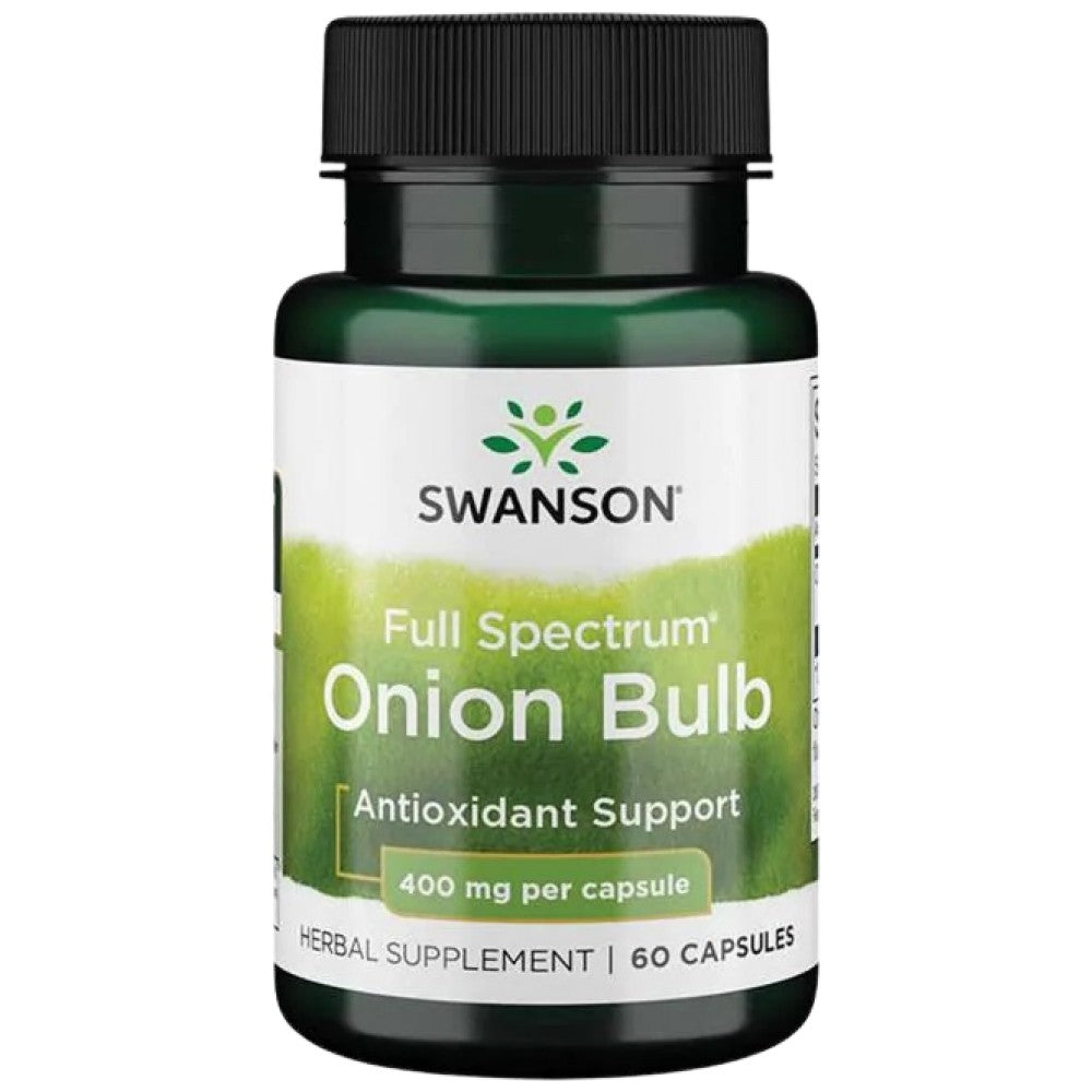 SWANSON Full Spectrum Onion Bulb 400 mg - Лук 400 mg