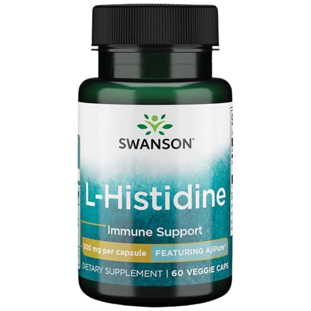 SWANSON AjiPure L-Histidine 500 mg - L-Хистидин 500 mg