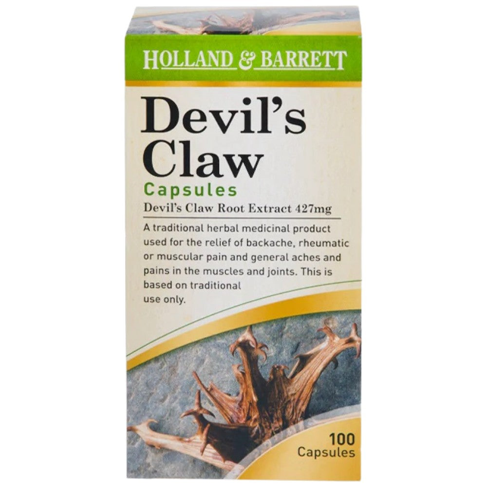 Holland And Barrett Devil's Claw 427 mg - Дяволски нокът 427 mg