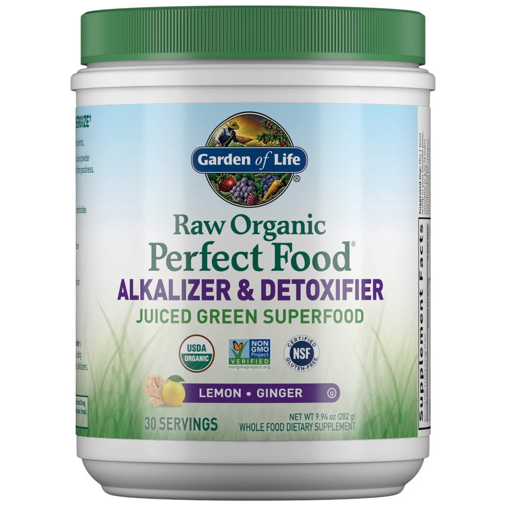 Garden Of Life Raw Organic Perfect Food Alkalizer & Detoxifier - Зелени храни за алкализиране и детокс