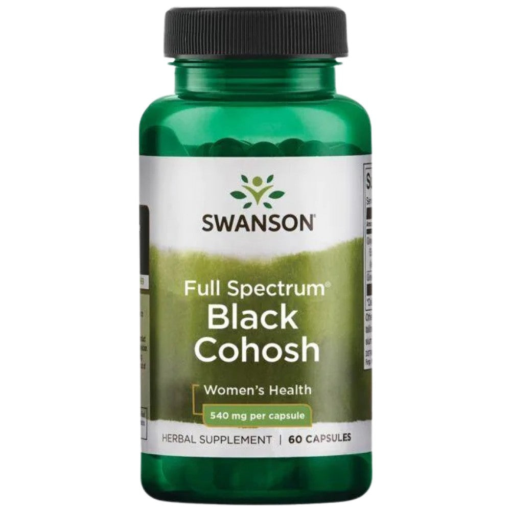 SWANSON Full Spectrum Black Cohosh 540 mg - Черен кохош 540 mg за жени
