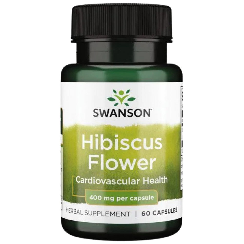 SWANSON Hibiscus Flower 400 mg - Хибискус цвят 400 mg