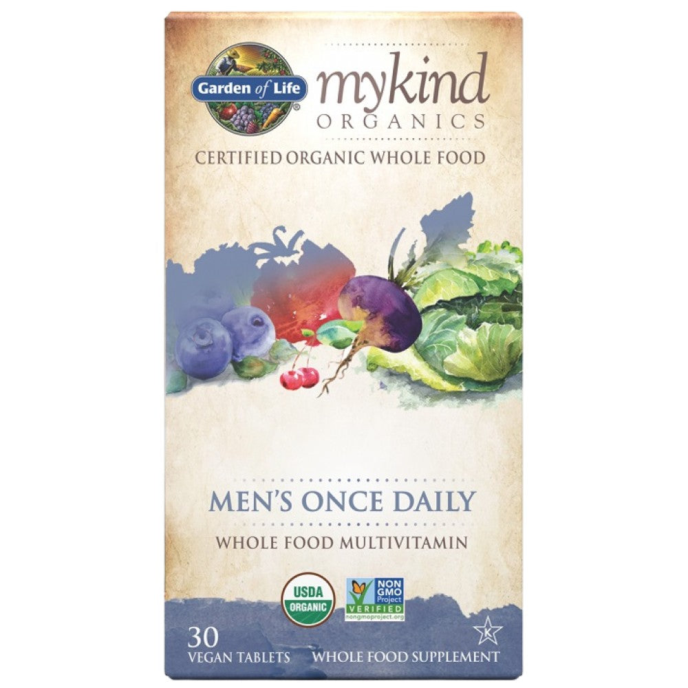 Garden Of Life Mykind Organics Men's Once Daily - Био мултивитамини за мъже