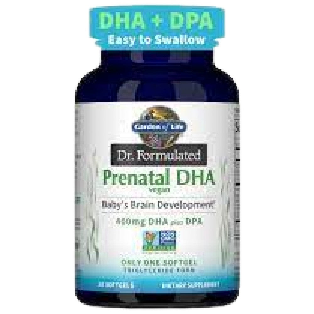 Garden Of Life Dr. Formulated Vegan Prenatal DHA - Веган DHA за бременни от водорасли