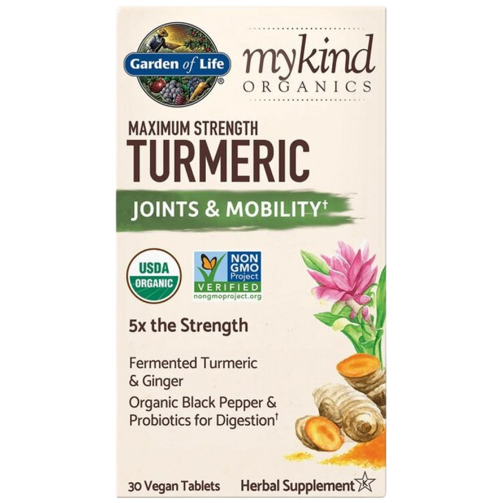 Garden Of Life Mykind Organics Maximum Strength Turmeric - Био куркума максимална сила
