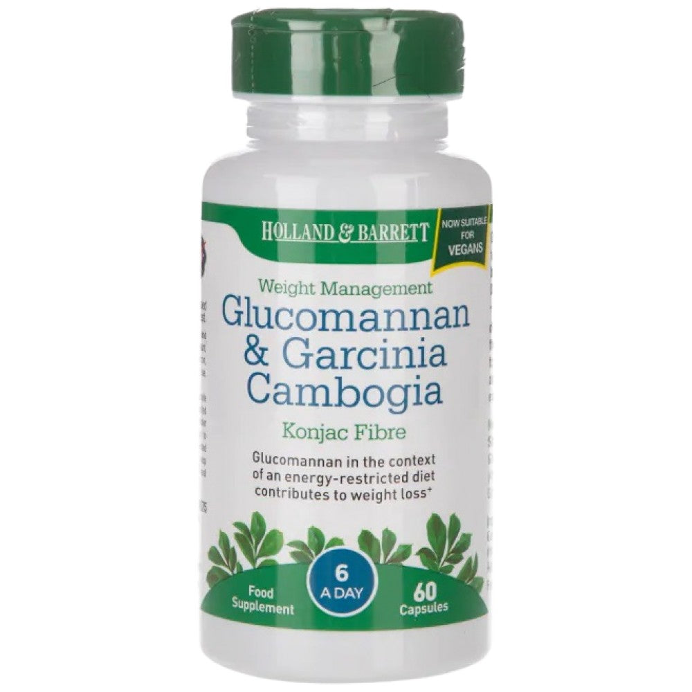 Holland And Barrett Glucomannan & Garcinia - Глюкоманан с гарциния