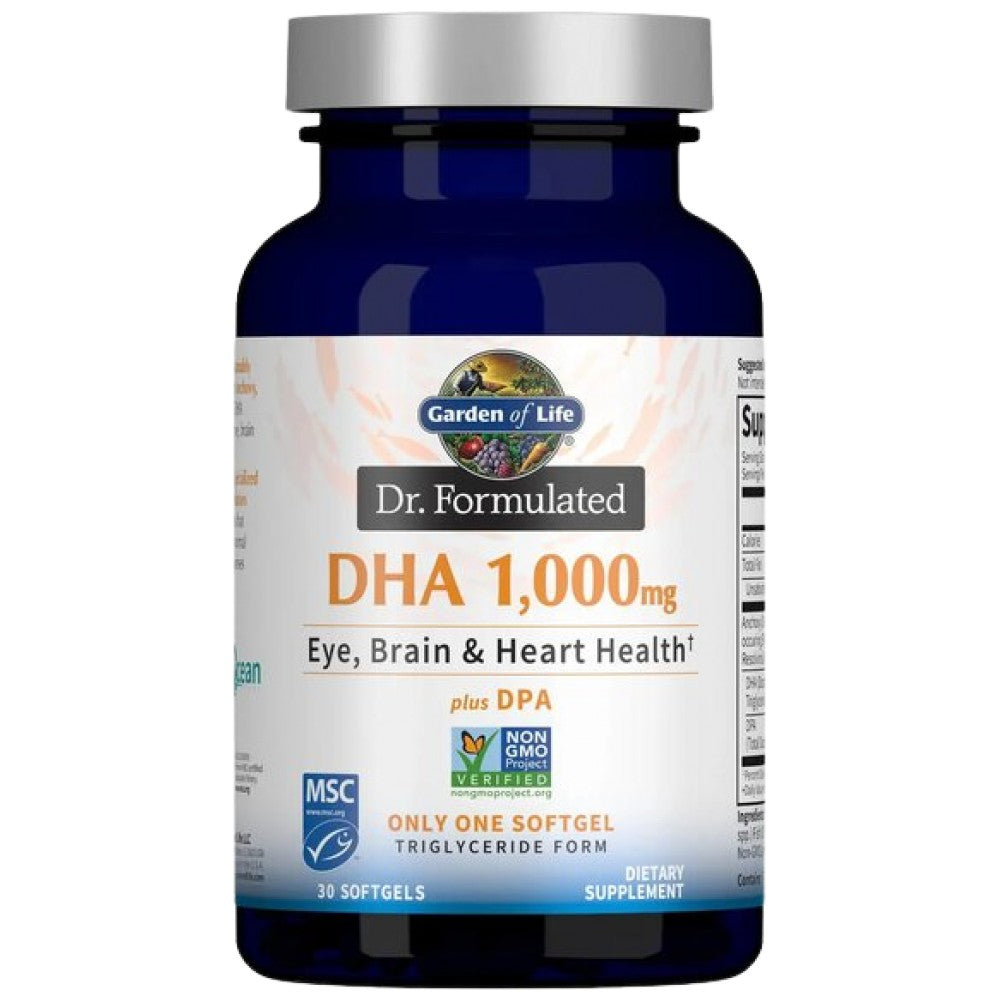 Garden Of Life Dr. Formulated DHA 1000 mg - Рибено масло с DHA 1000 mg