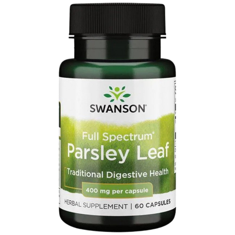 SWANSON Full Spectrum Parsley Leaf 400 mg - Лист от магданоз 400 mg