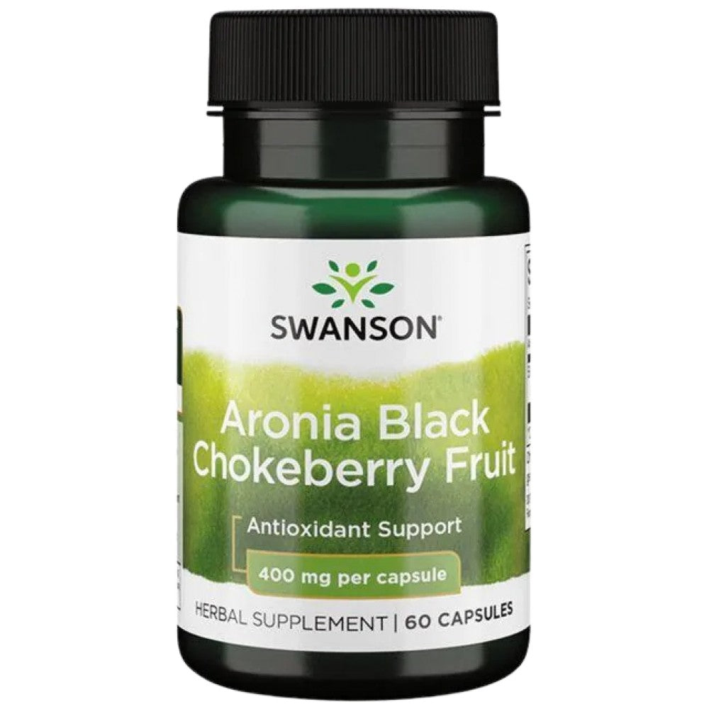 SWANSON Aronia Black Chokeberry Fruit 400 mg - Арония 400 mg