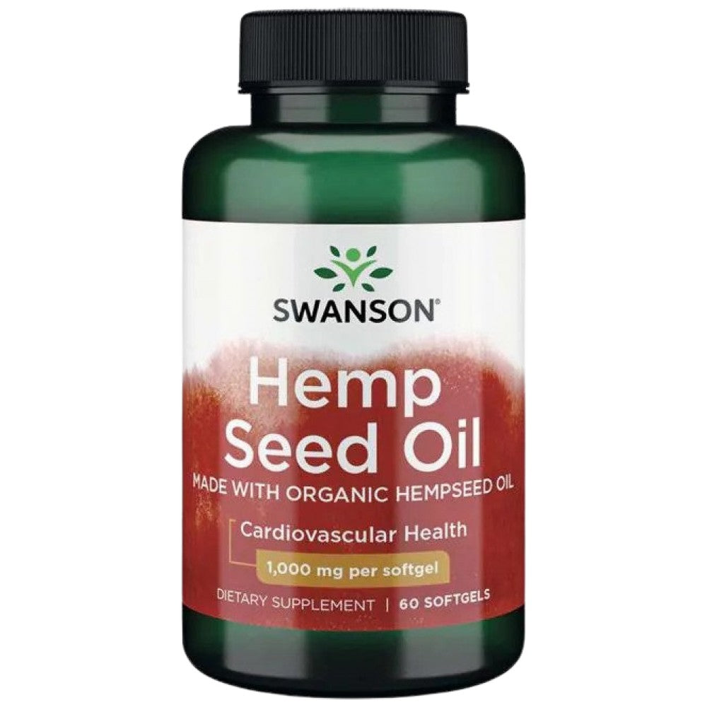 SWANSON Hemp Seed Oil 1000 mg - Конопено масло 1000 mg