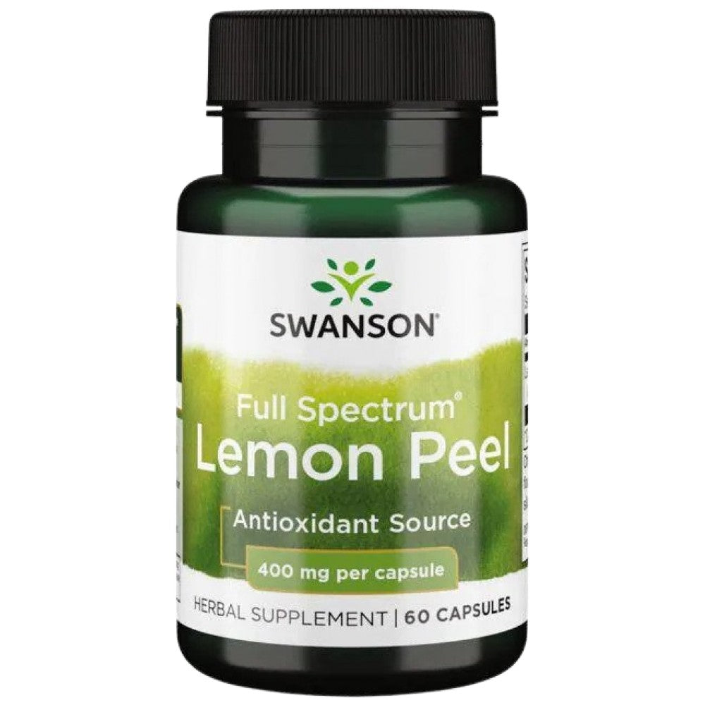 SWANSON Full Spectrum Lemon Peel 400 mg - Лимонова кора 400 mg