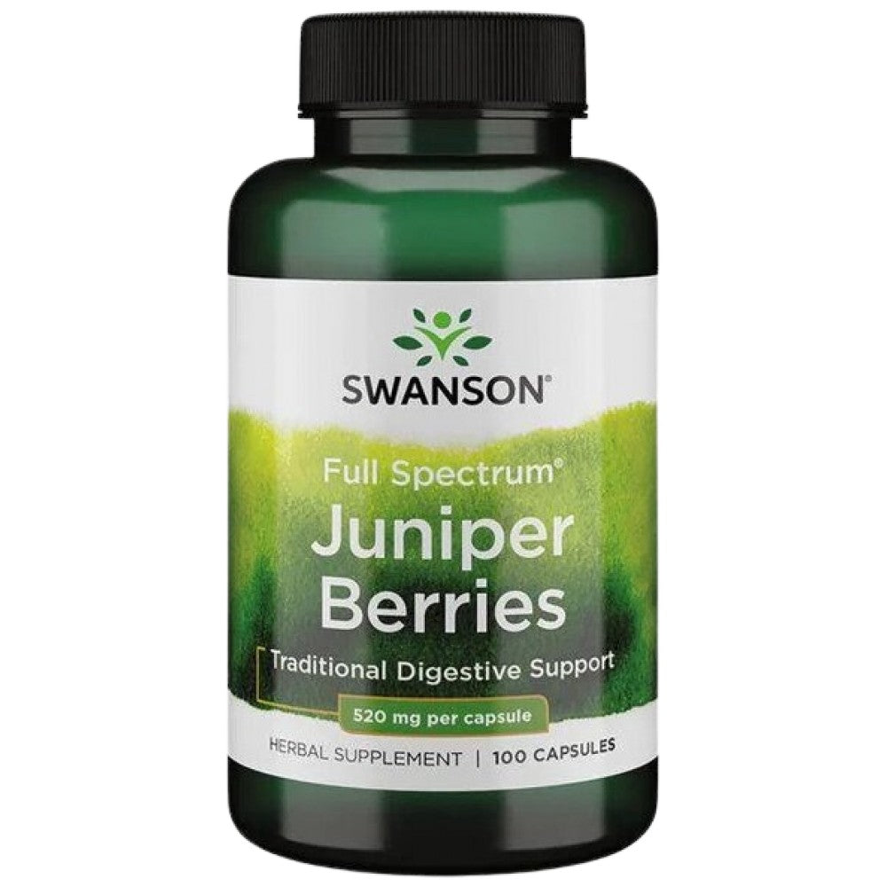 SWANSON Full Spectrum Juniper Berries 520 mg - Хвойнови плодове 520 mg