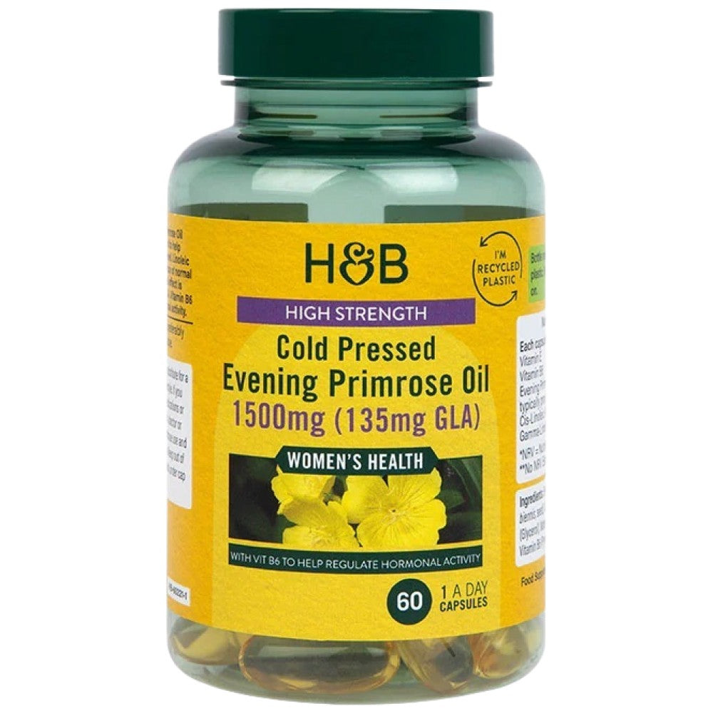 Holland And Barrett High Strength Cold Pressed Evening Primrose Oil 1500 mg - Масло от вечерна иглика 1500 mg