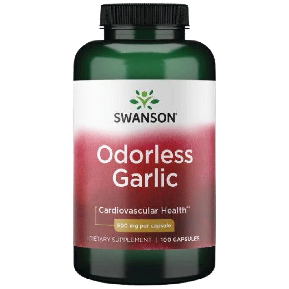 SWANSON Odorless Garlic 500 mg - Чесън без мирис 500 mg