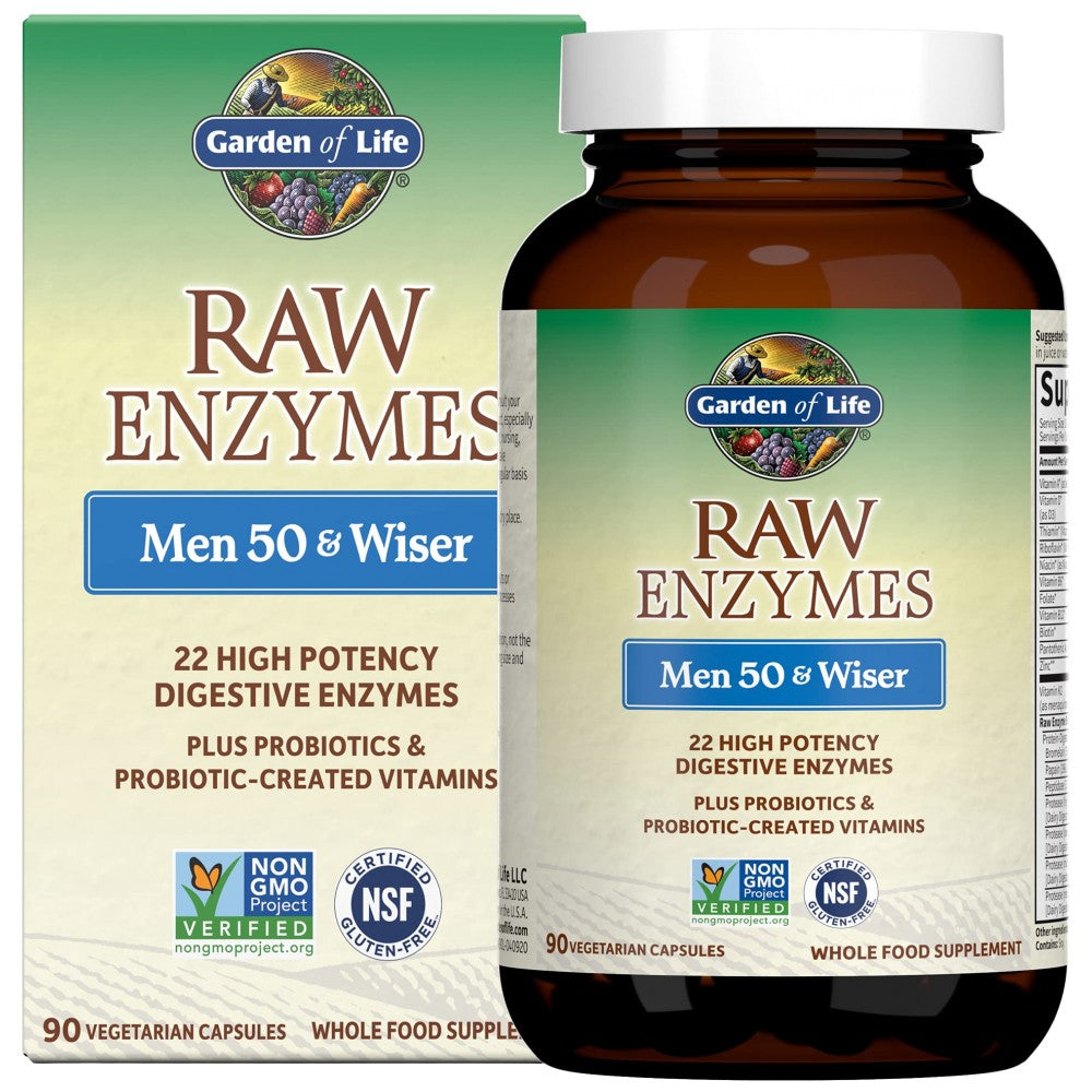 Garden Of Life Raw Enzymes Men - Храносмилателни ензими за мъже